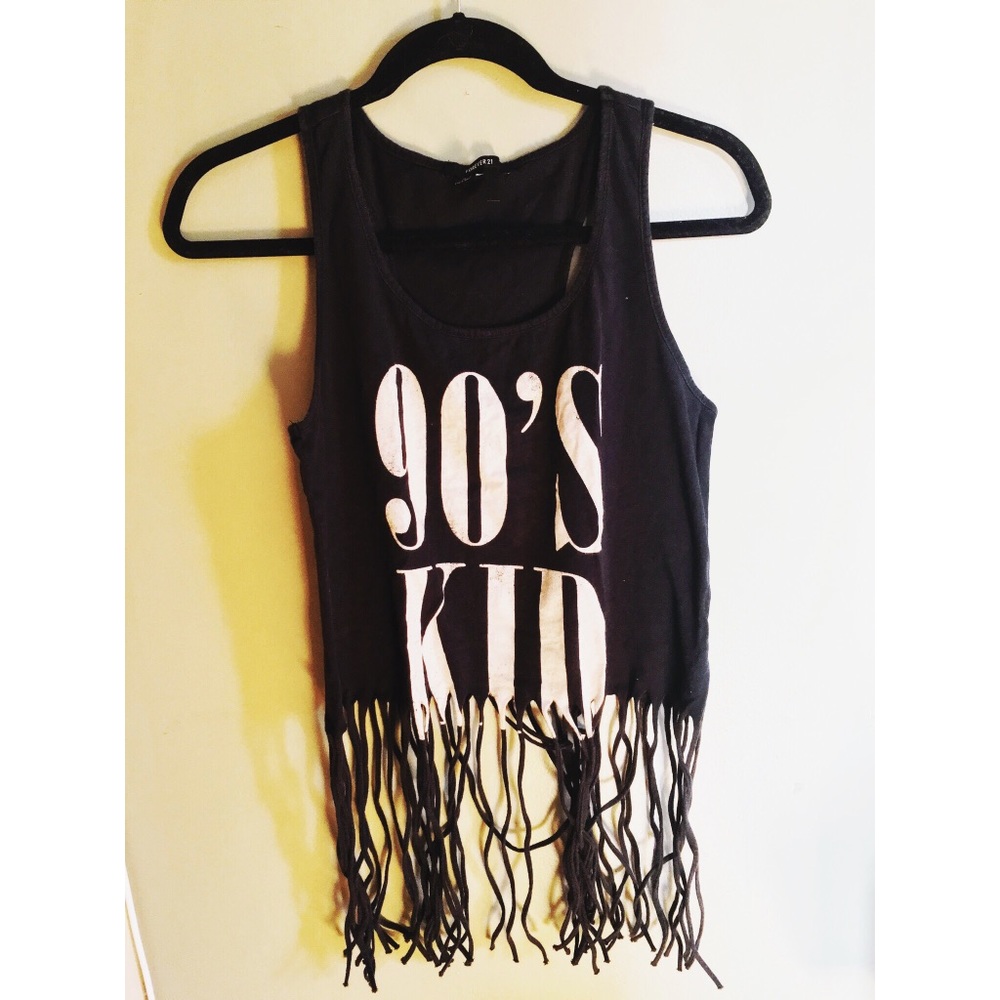 Forever 21 Fringe Cropped Top 🖤